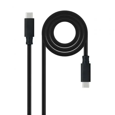 Nano Cable Cable USB 3.1 Tipo-C 10.01.4102 - USB-C Macho a USB-C Macho, 100W, 10 Gbps, 4K@60Hz, Thunderbolt 3, 2 Metros, Negro Nano Cable Cable USB 3.1 Tipo-C 10.01.4102 - USB-C Macho a USB-C Macho, 100W, 10 Gbps, 4K@60Hz, Thunderbolt 3, 2 Metros, Negro